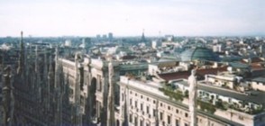 View of Milan from the Duomo