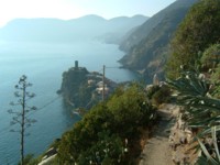 The descent to Vernazza