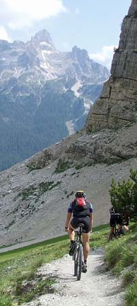 Cycling in the Dolomites