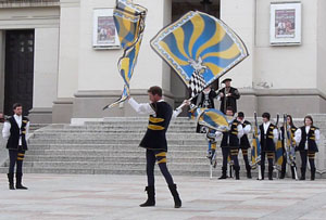 Flag-throwing in Conegliano