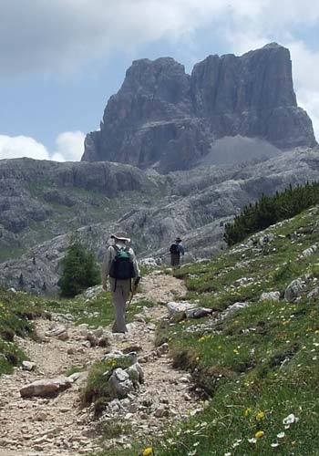 Walking in the Dolomites