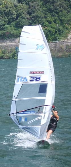 Windsurfing on Lake Garda