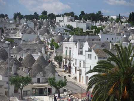 View over Rione Monti, Alberobello