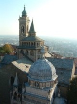 Bergamo, seen from the top of the Torre Civica