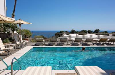 Swimming pool, Hotel Canasta, Capri