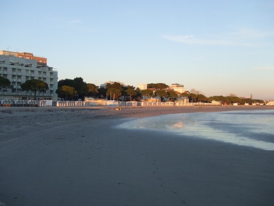 Grado: the beach out of season