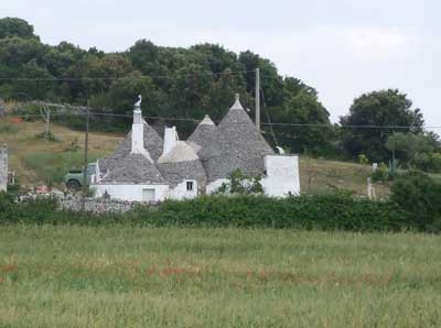 Countryside trullo outside Locorotondo