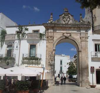 Town gateway, Martina Franca