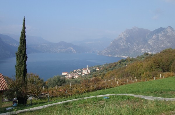 Lake Iseo, seen from the island of Monte Isola