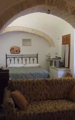 Bedroom area of our trullo