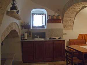 Kitchen/dining area of our trullo