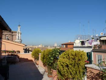 Hotel Concordia: roof terrace (my photo)