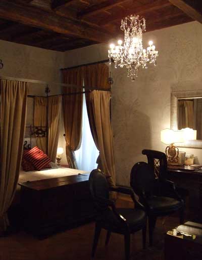 My room at the Inn at the Roman Forum (my photo)