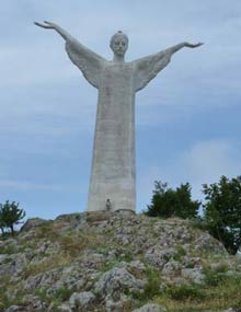 The statue of the Redentore