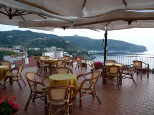 Bar terrace, Hotel La Conchiglia, Palinuro