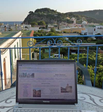 At work on the island of Procida