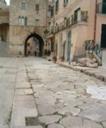 Roman paving stones, Terracina