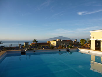 Rooftop pool at Grand Hotel La Favorita, Sorrento