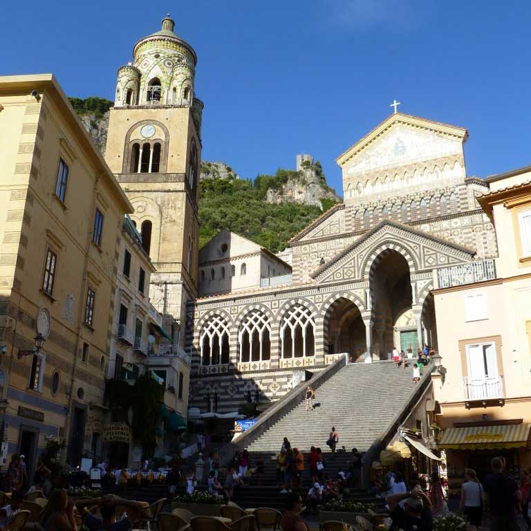 View of the Duomo, Amalfi