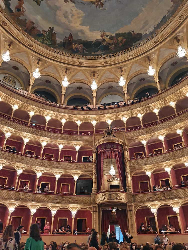 Teatro dell'Opera di Roma, inside the auditorium