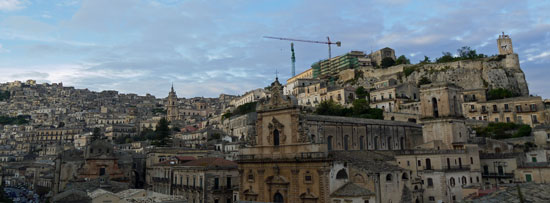 View over Modica