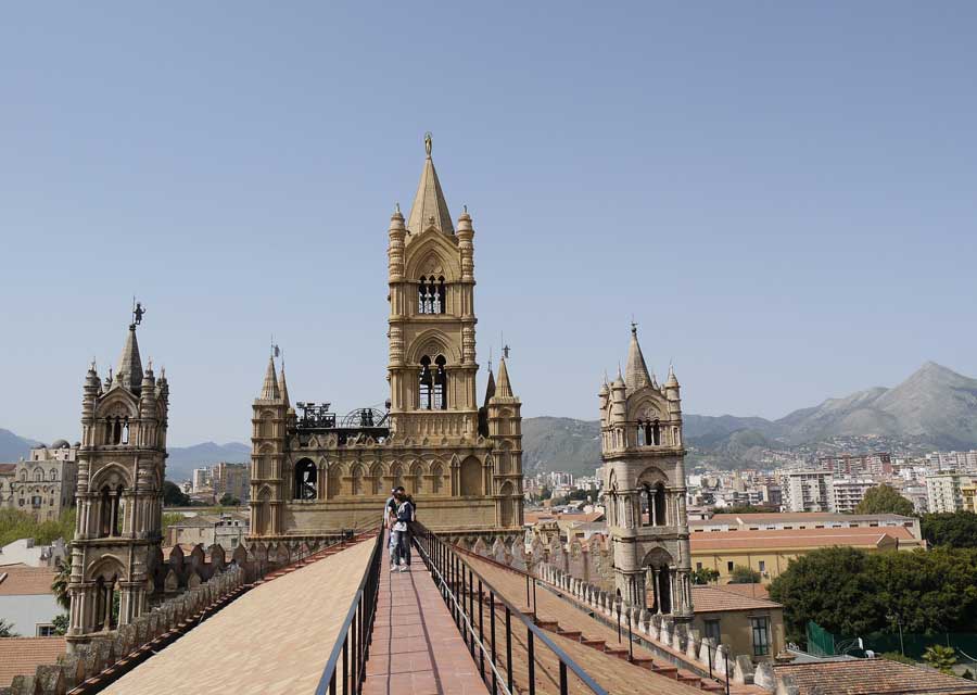 Rooftop view, Palermo cathedral