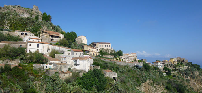 View of hilltop Savoca
