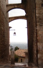 assisi tourist map