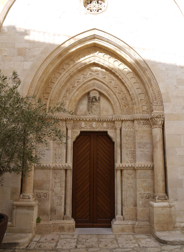 One of the fabulous sculpted portals of the cathedral, Conversano